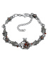 Серебряный браслет ALEXANDRE VASSILIEV «Гранатовое вино» с гранатами и марказитами Swarovski