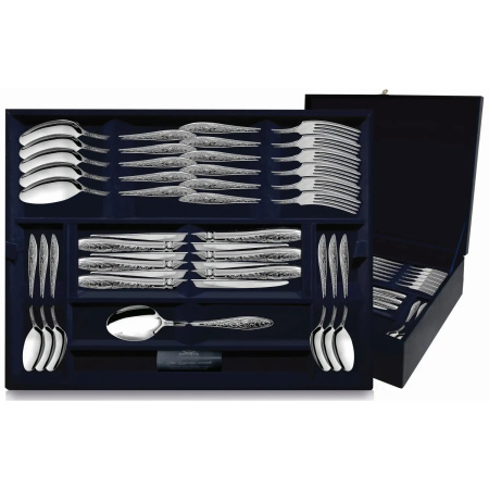 Набор столовый "Морозко": вилка, ложка, нож, чайная ложка 48 предметов