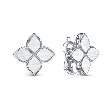 Серьги из серебра «Цветок»