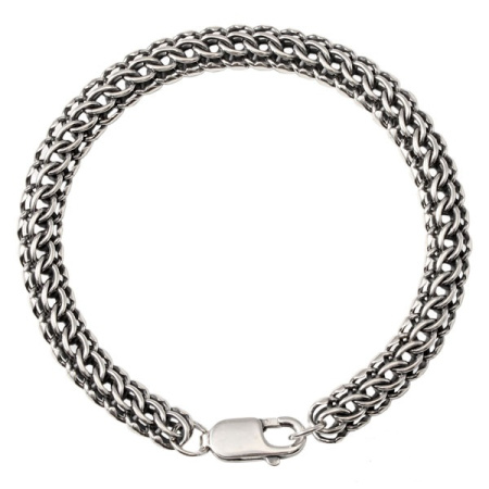 Серебряный браслет «Фараон» 8 мм