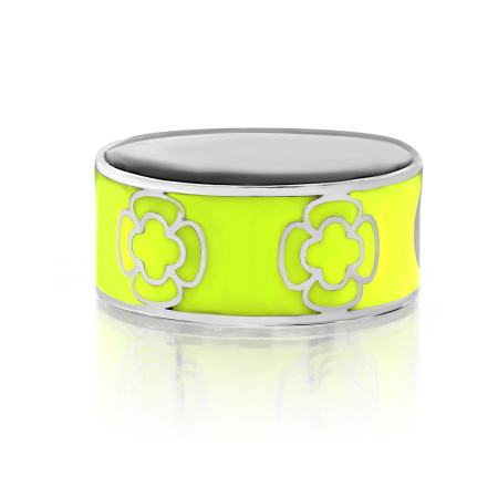 Серебряное кольцо с эмалью