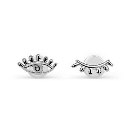 Серьги из серебра «Глаза»