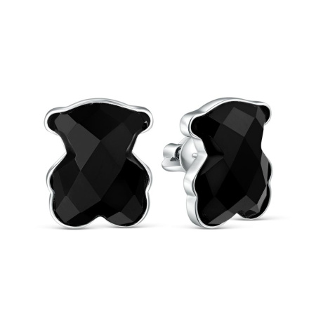 Серьги из серебра с агатом