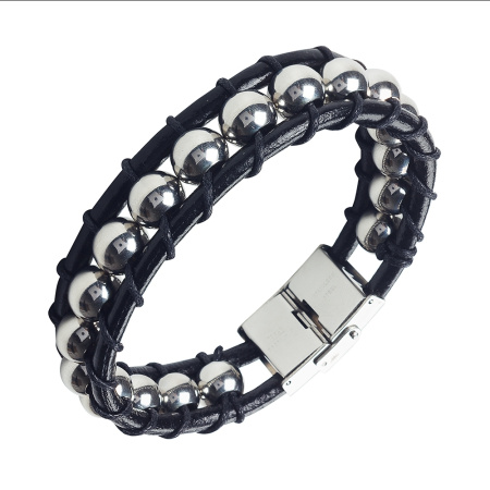 Кожаный браслет