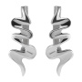 Серьги из серебра «Бриз»