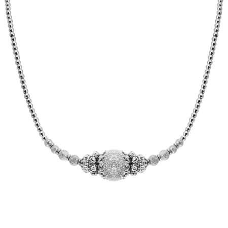 Колье из серебра