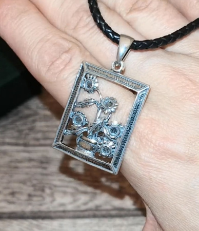 Серебряная подвеска «Натюрморт»