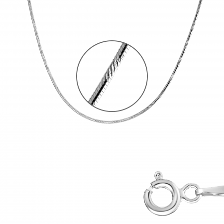 Цепь серебряная «Снейк»