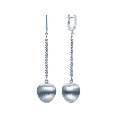 Длинные серьги из серебра