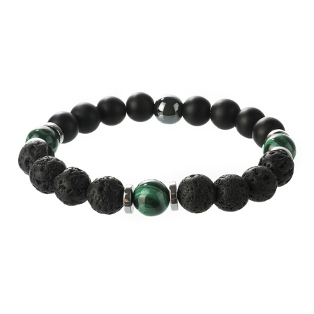 Браслет мужской с агатом