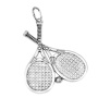 Серебряная подвеска «Теннисная ракетка»