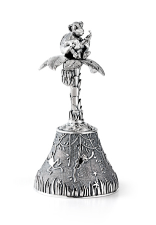 Серебряный колокольчик «Обезьянка»