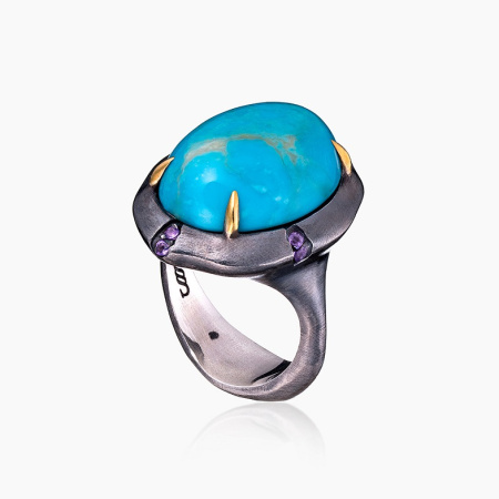 Серебряное кольцо «Небесная Эра»