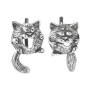 Серебряные серьги «Кошарики»