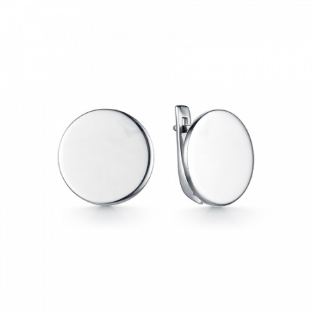 Серебряные серьги «Круги»