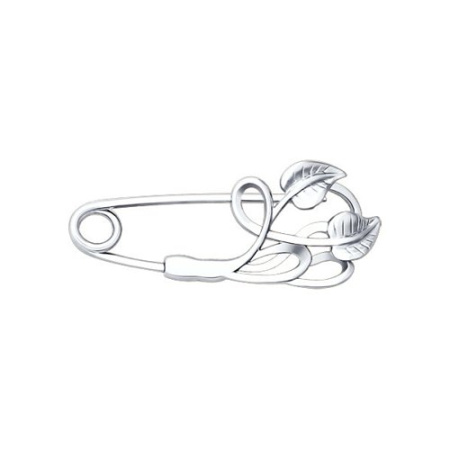 Брошь из серебра «Булавка»