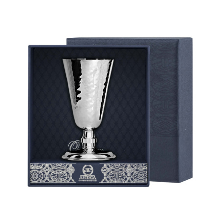 Серебряная кованая рюмка №4