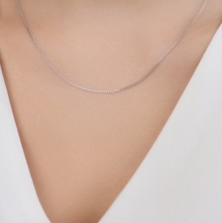 Серебряная цепь «Панцирная»
