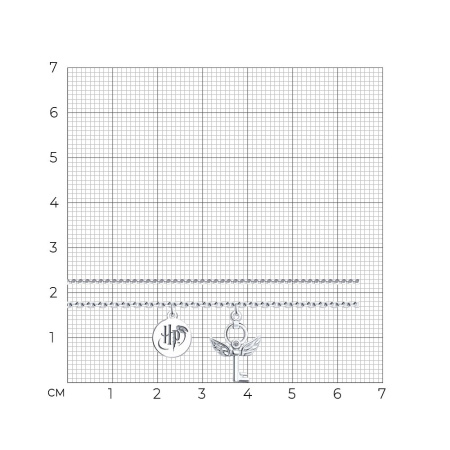 Браслет из серебра с фианитом SOKOLOV