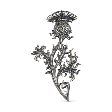 Брошь из серебра «Чертополох»