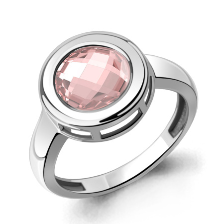 Серебряное кольцо с наноморганитом