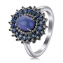 Кольцо из серебра с сапфиром