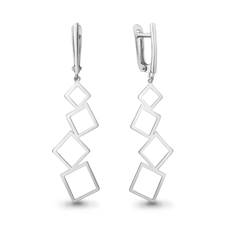 Серебряные серьги «Геометрия»