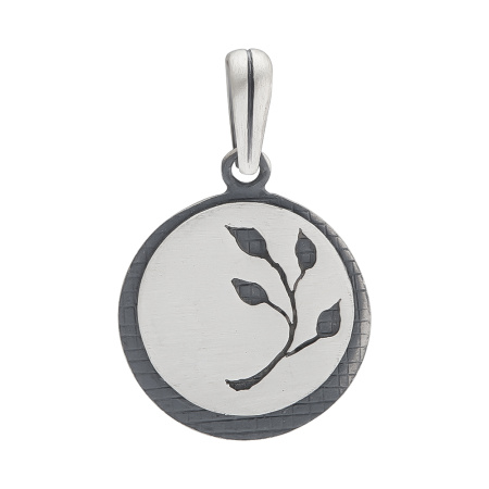 Подвеска из серебра «Ветка»