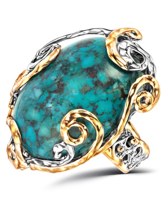 Серебряное кольцо с бирюзой