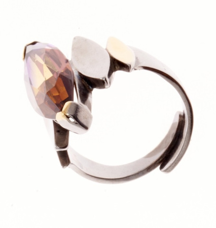 Серебряное кольцо с аметрином «Гламур»
