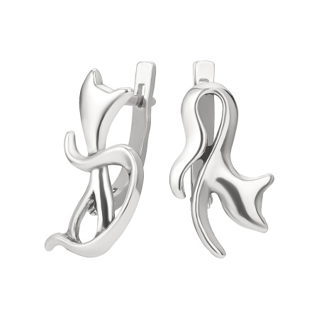 Серьги из серебра «Гудвин»