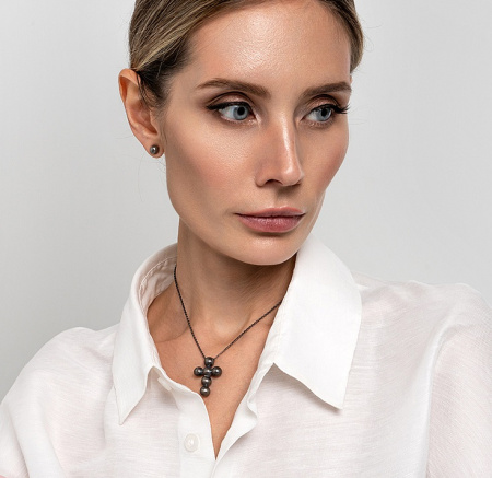 Колье из серебра