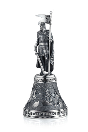 Серебряный колокольчик «Русский воин»