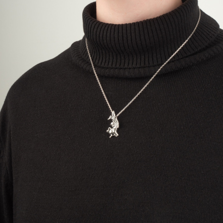 Подвеска из серебра «Шутник»