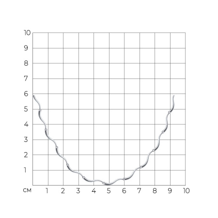 Колье из серебра
