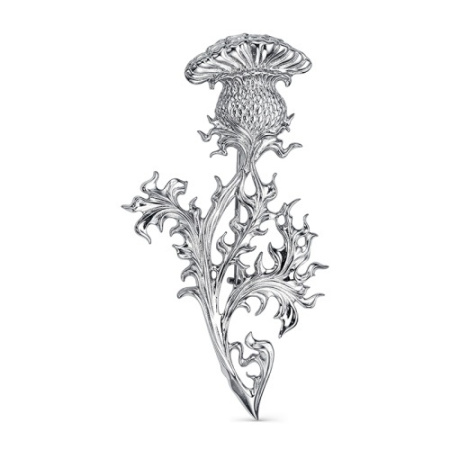 Брошь из серебра «Чертополох»