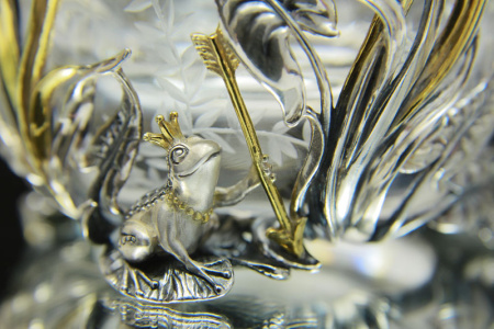 Серебряный подстаканник «Иван-царевич»