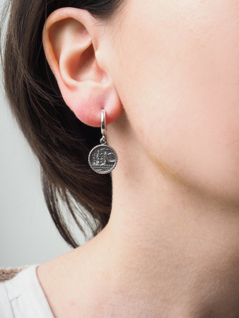 Серьги из серебра «Северная столица»