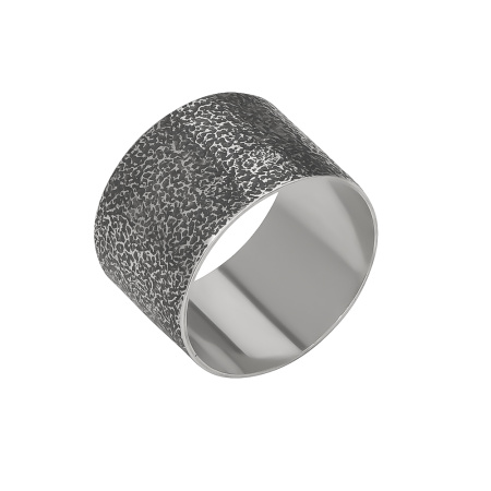 Кольцо из серебра «Туннель»