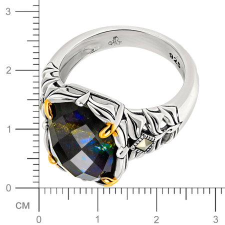 Серебряное кольцо ALEXANDRE VASSILIEV с лабрадоритом