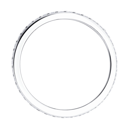 Кольцо из серебра с фианитами Shine bright