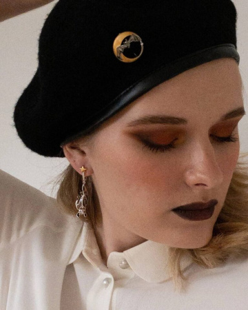 Серьги «Летучая мышь»