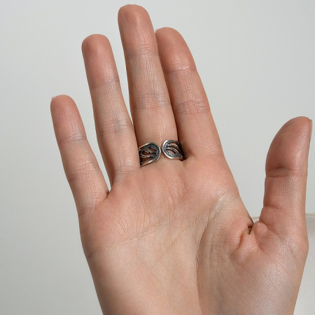 Серебряное кольцо «Цитриновое Сияние Заката» с цитрином