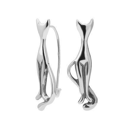 Серьги из серебра «Стройняшка»