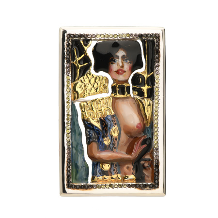 Брошь из серебра «Юдифь»