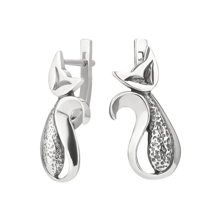 Серьги из серебра «Пампушки»