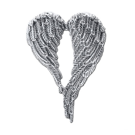 Серебряная брошь «Крылья»