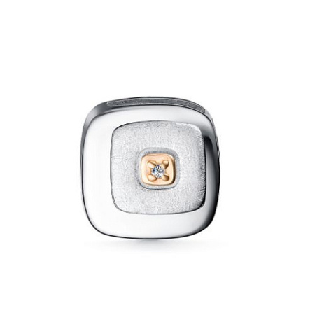 Подвеска из серебра с бриллиантом