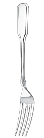 Серебряная столовая вилка «Русская»