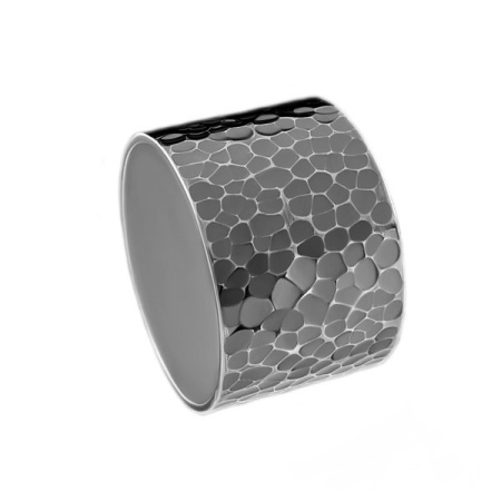 Кольцо из серебра «Тоннель»